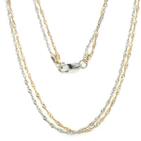 Estate 18" Two-Tone Singapore Chain
