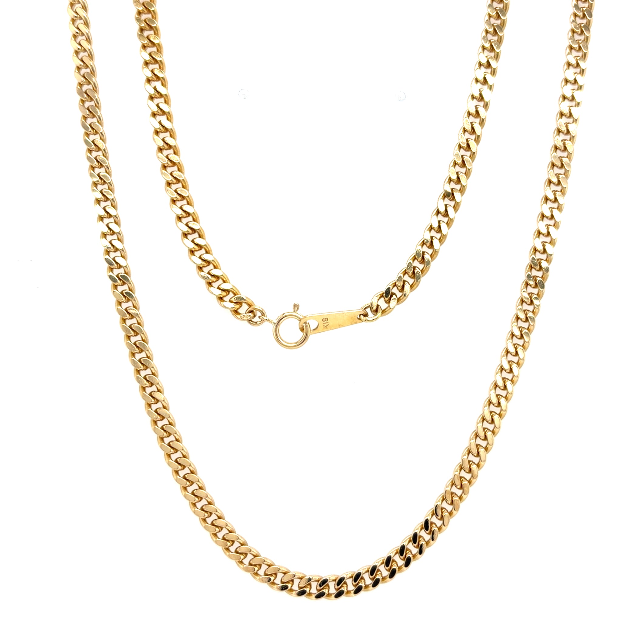 Estate 22" Curb Chain in 18K Gold