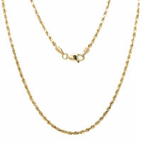 Estate 16" Gold Rope Chain