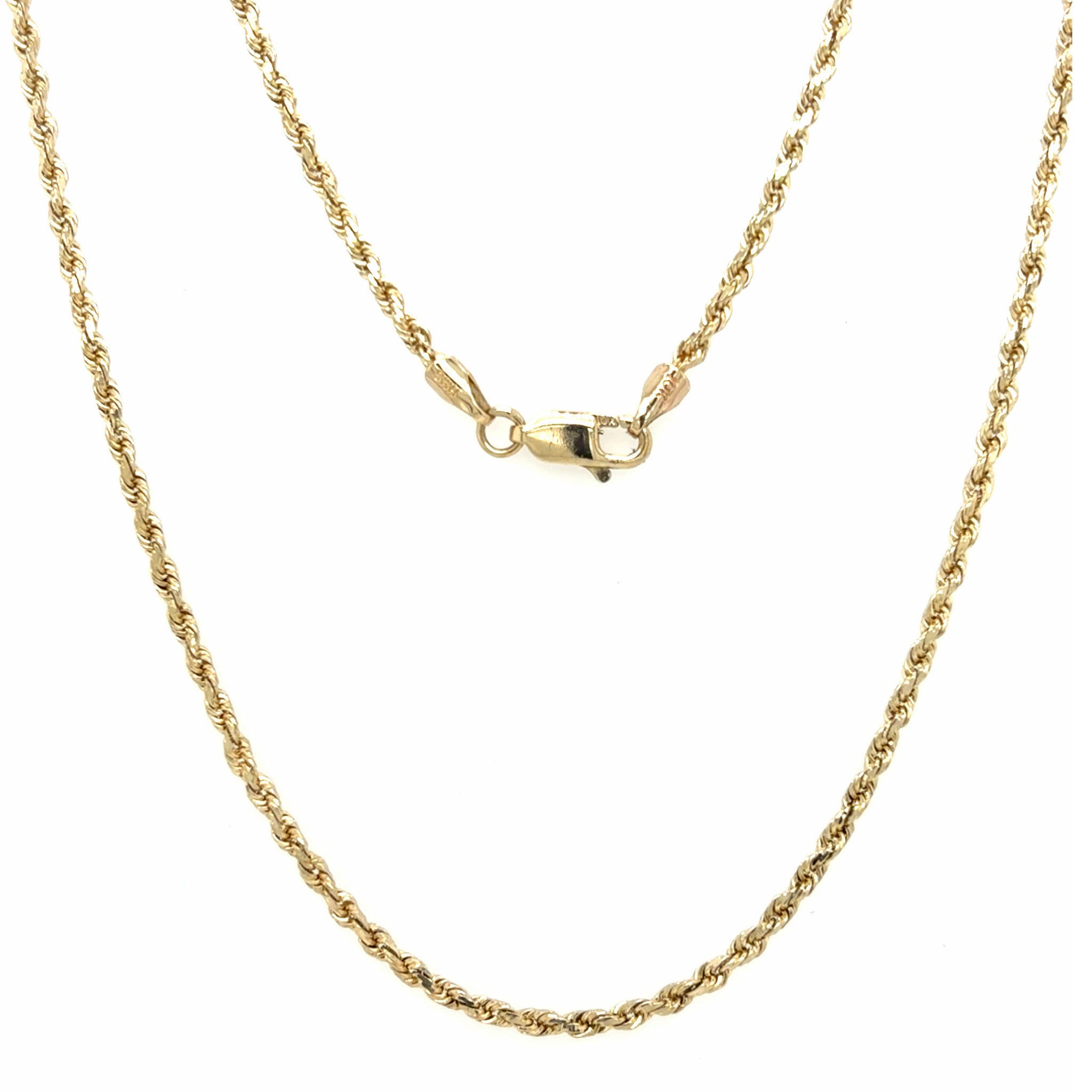 Estate 16" Gold Rope Chain