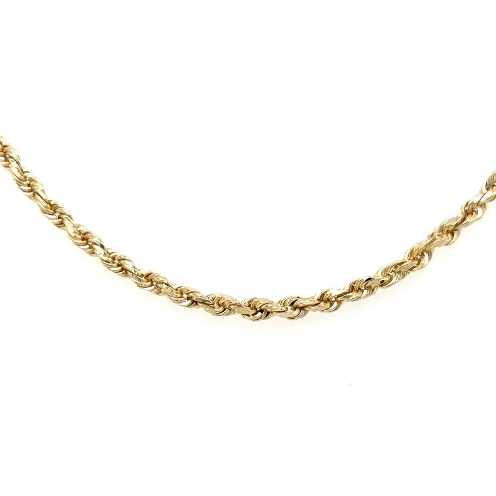 Estate 16" Gold Rope Chain