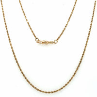 Estate 18" Rope Chain with Barrel Clasp