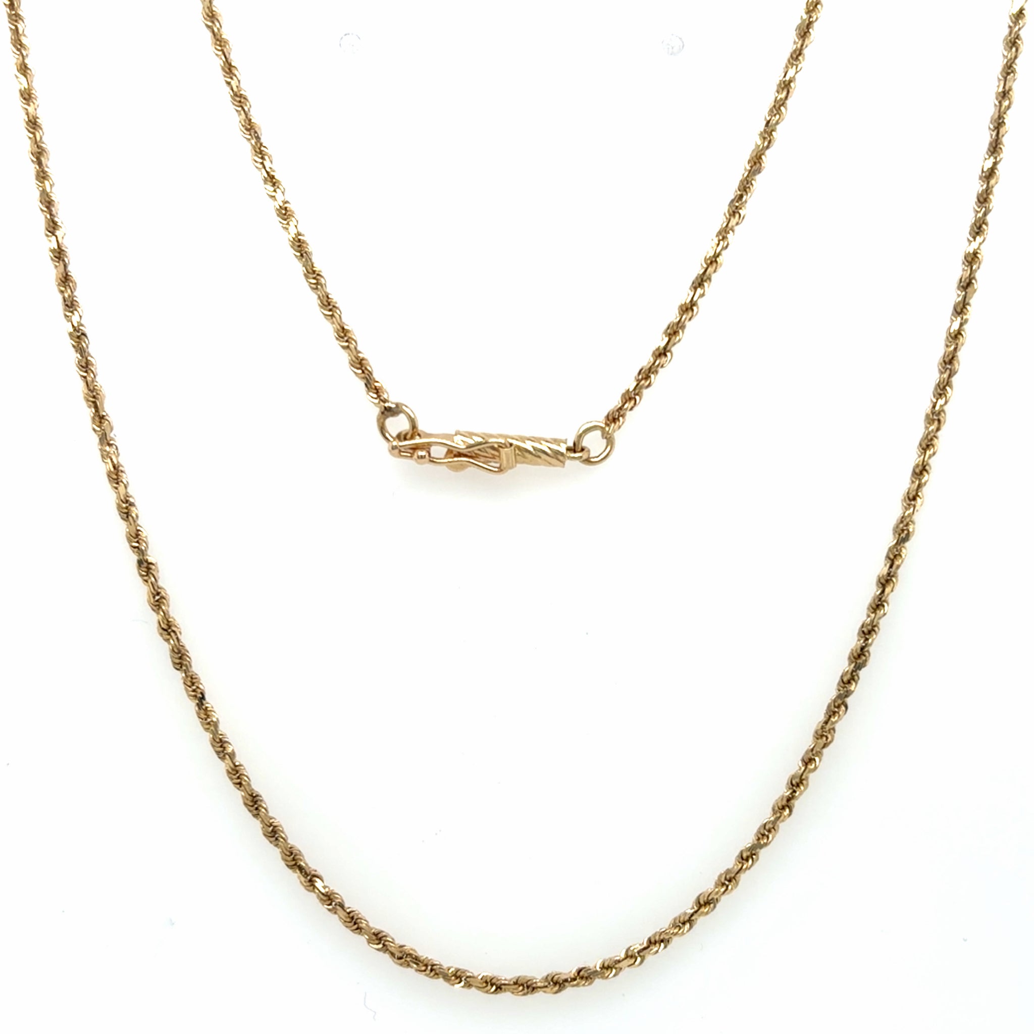 Estate 18" Rope Chain with Barrel Clasp