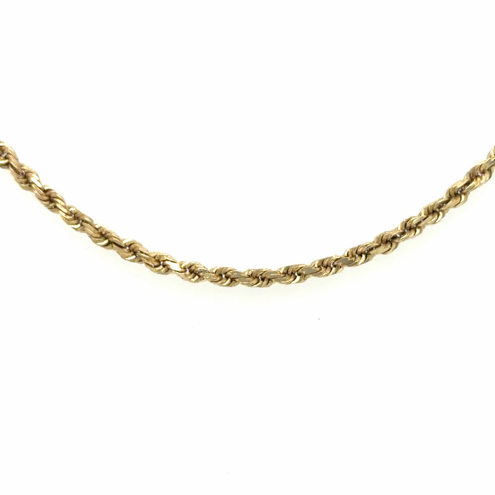 Estate 18" Rope Chain with Barrel Clasp