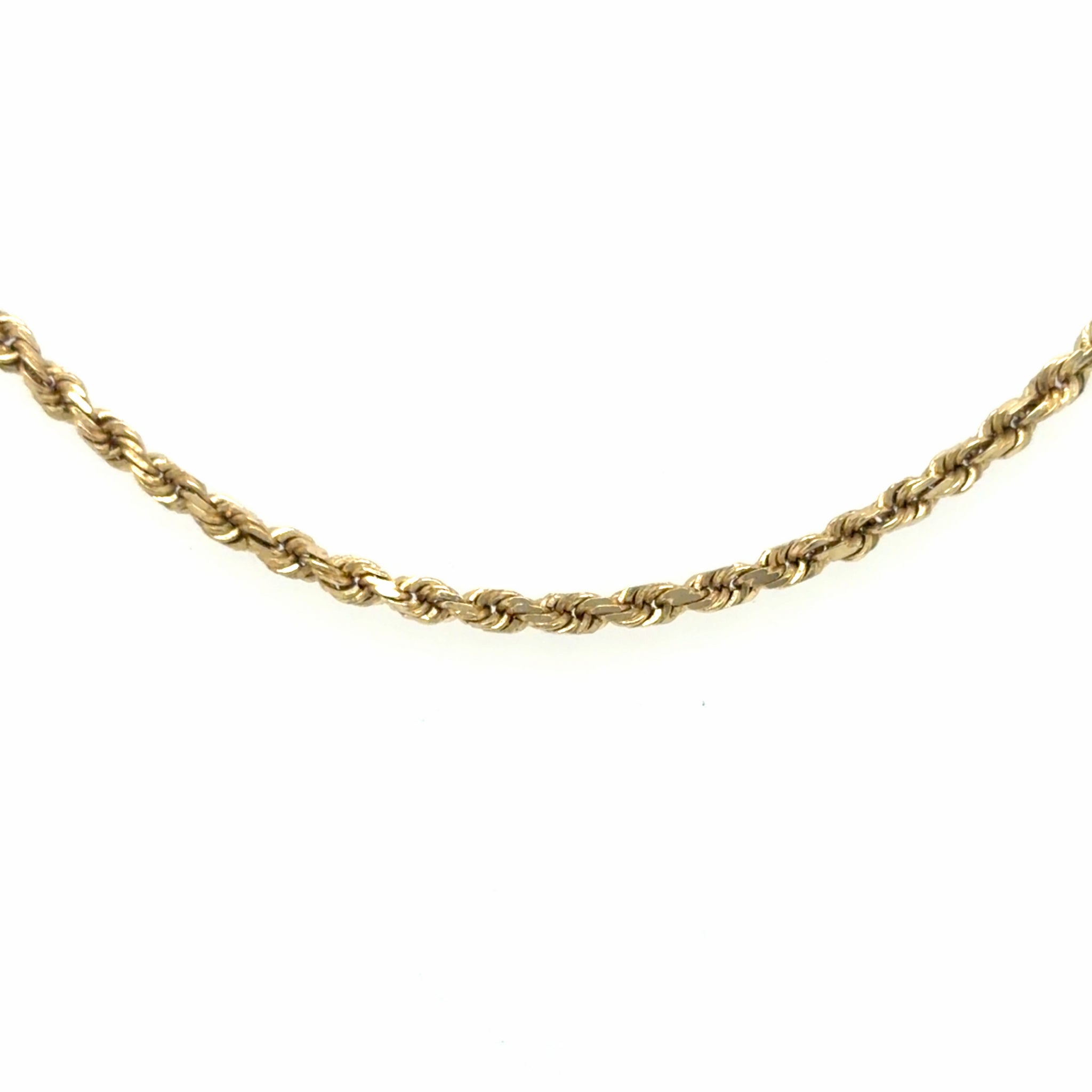 Estate 18" Rope Chain with Barrel Clasp