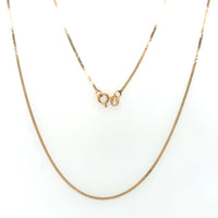 Estate 20" Vintage 14K Herringbone Chain