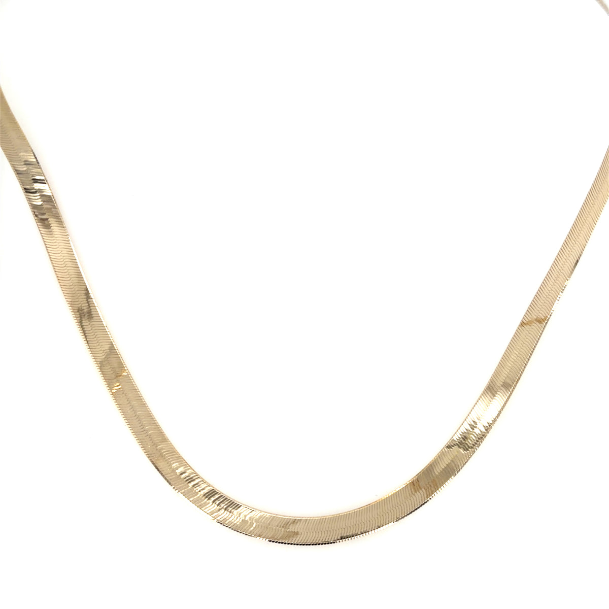 Estate 20" Beveled Herringbone Chain