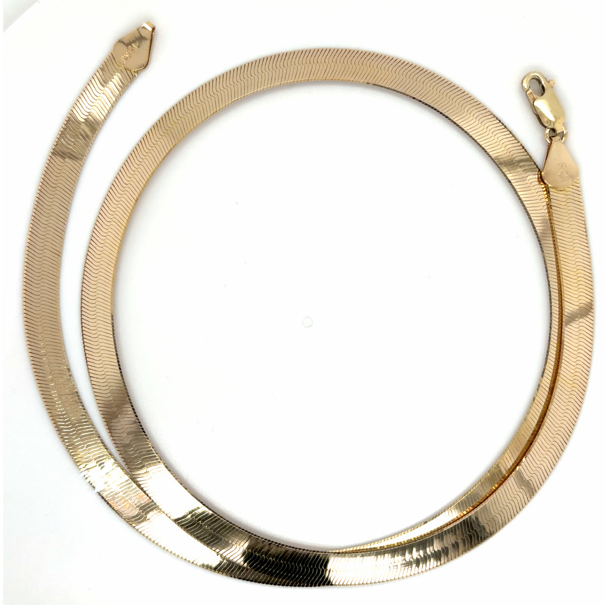 Estate 20" Beveled Herringbone Chain