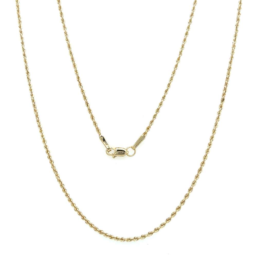 Estate 18" Gold Rope Chain