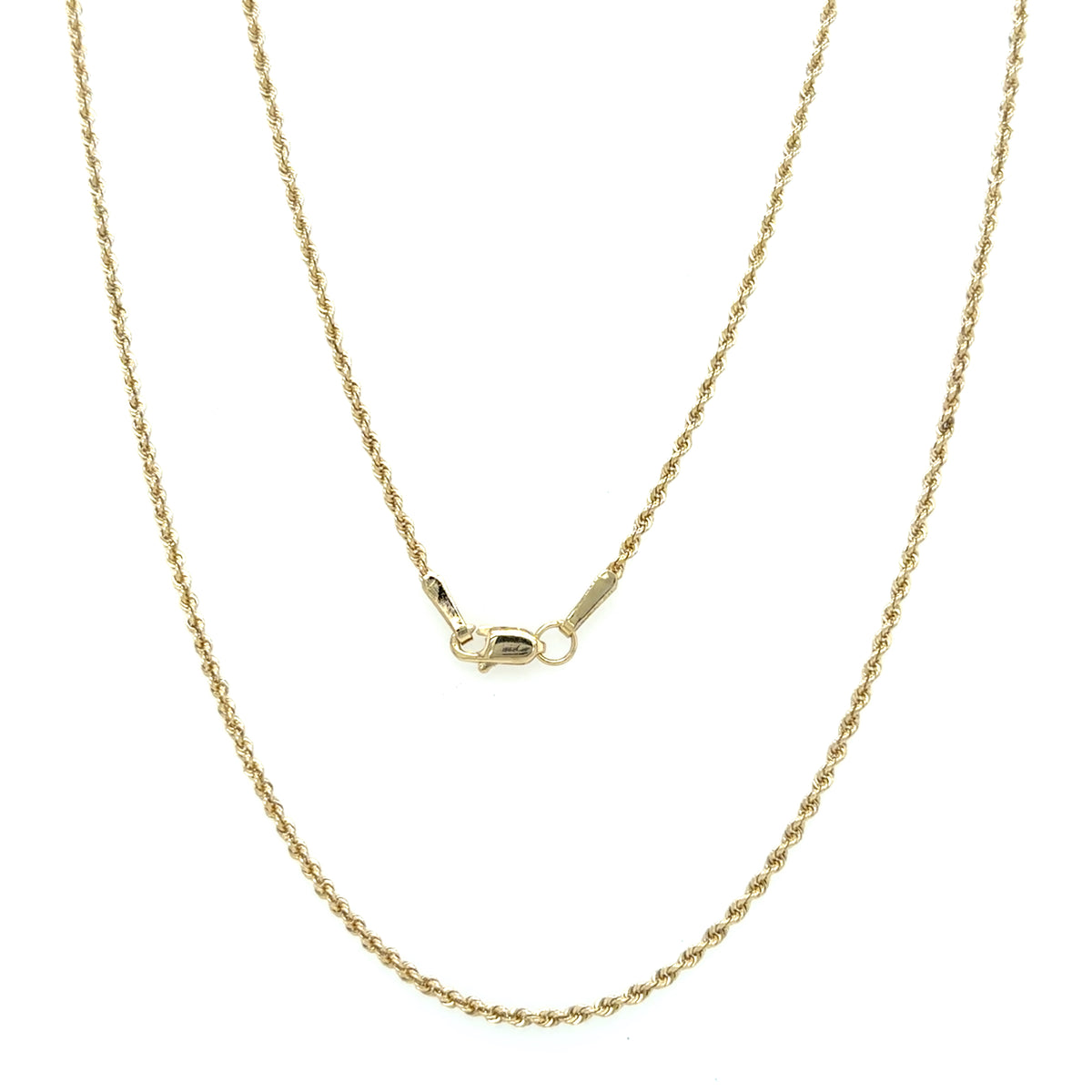 Estate 18" Gold Rope Chain