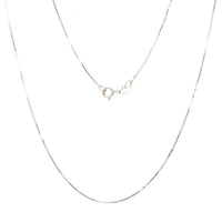 Estate 16" White Gold Snake Chain