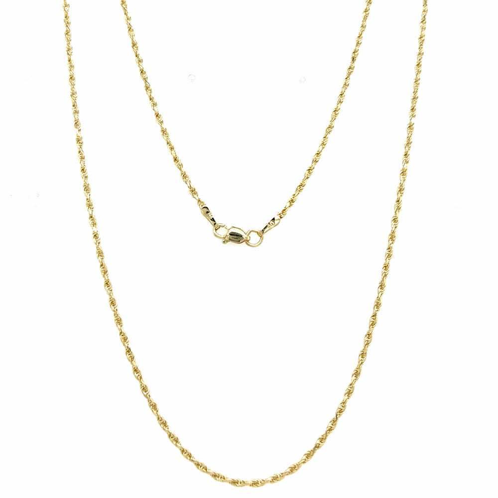 Estate 22" Gold Rope Chain