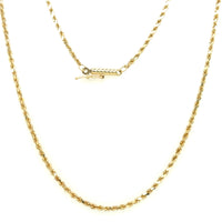 Estate 20" Diamond Cut Rope Chain