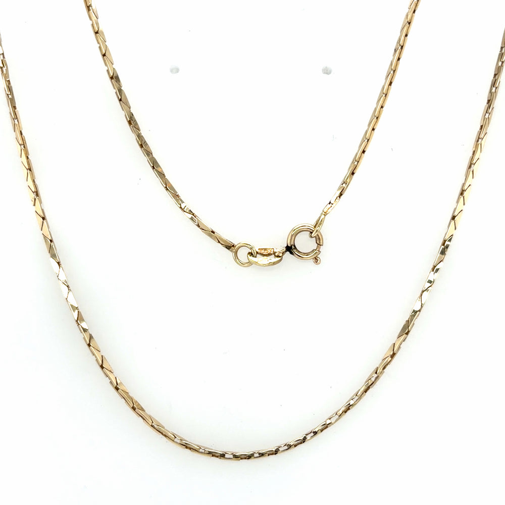 Estate 20" Gold Cobra Chain