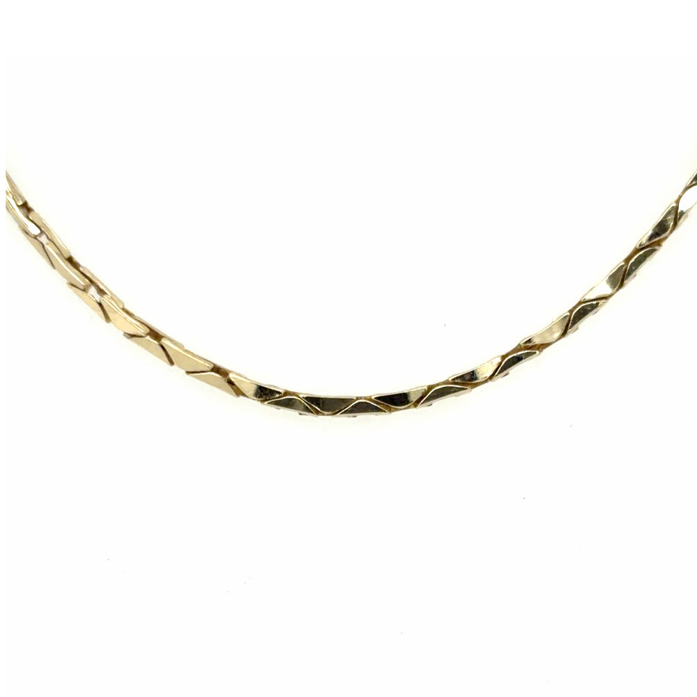 Estate 20" Gold Cobra Chain