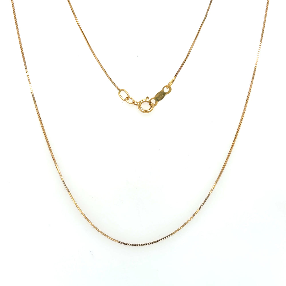 Estate 20" Gold Box Chain