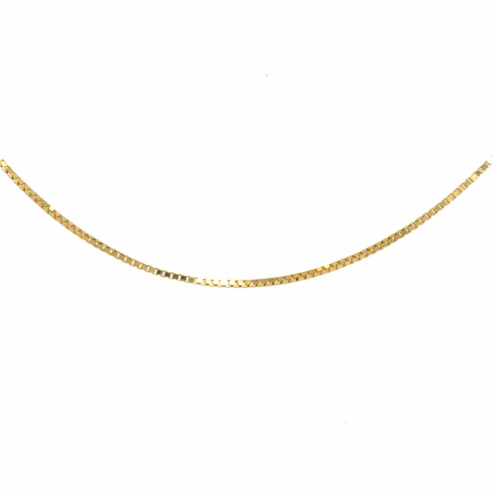 Estate 20" Gold Box Chain