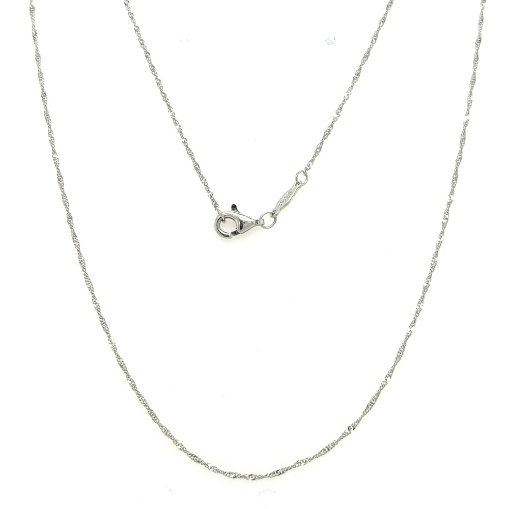 Estate 20" Platinum Singapore Chain