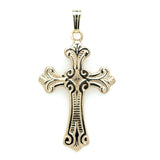 Estate Fleur de Lis Cross Pendant