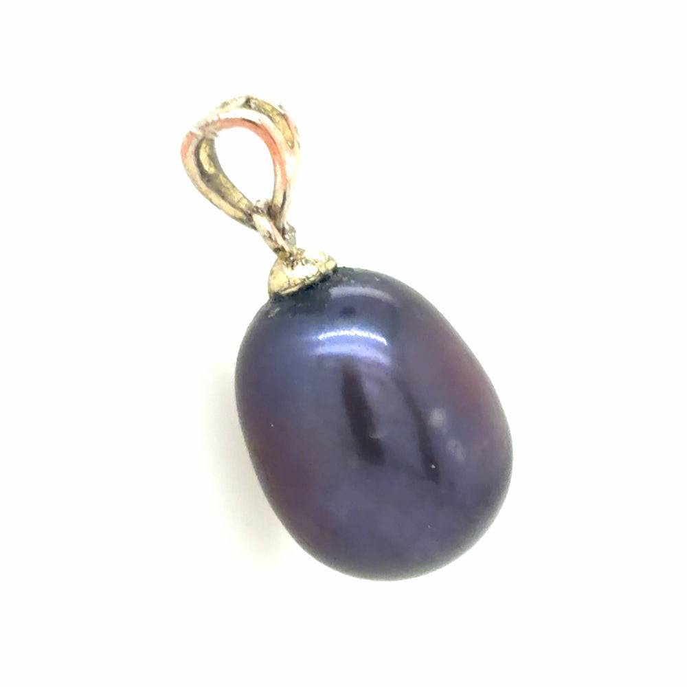 Estate Tahitian Pearl Drop Pendant