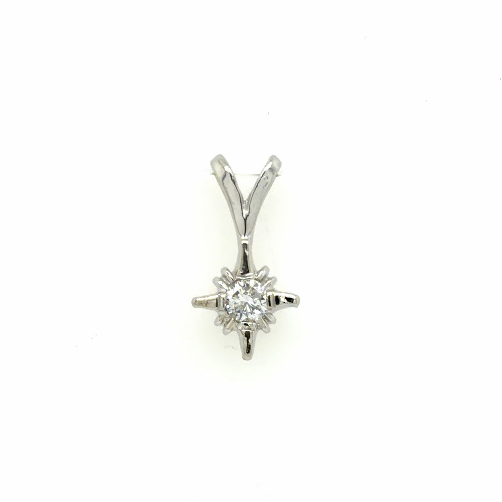 Estate Diamond Star Pendant