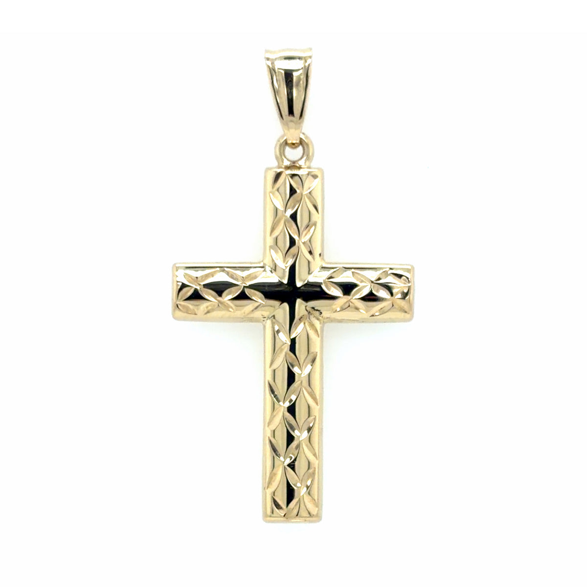 Estate Gold Latin Cross Pendant