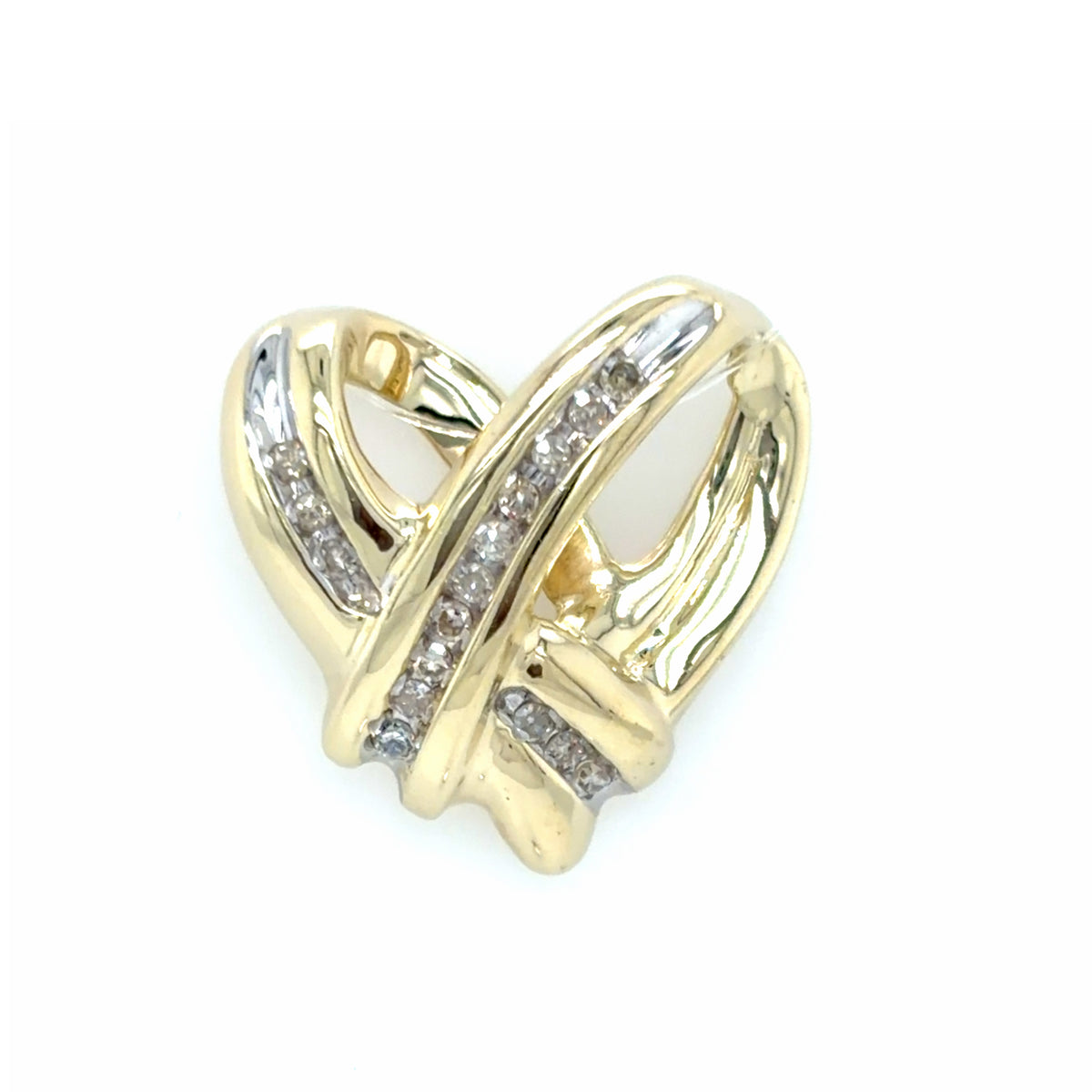 Estate Heart Shaped Slide Pendant