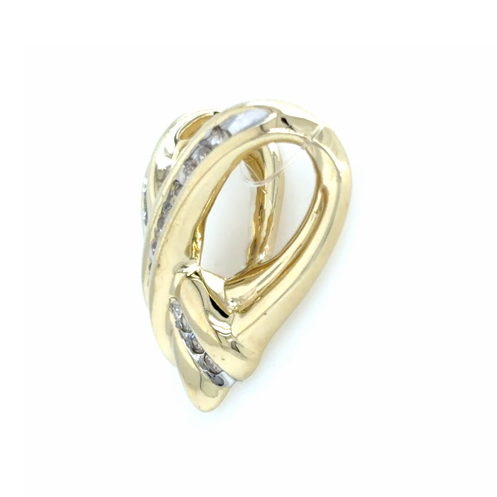 Estate Heart Shaped Slide Pendant