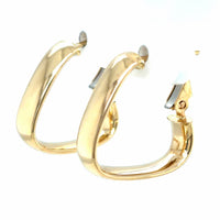 Estate Pair Triangular Hoops