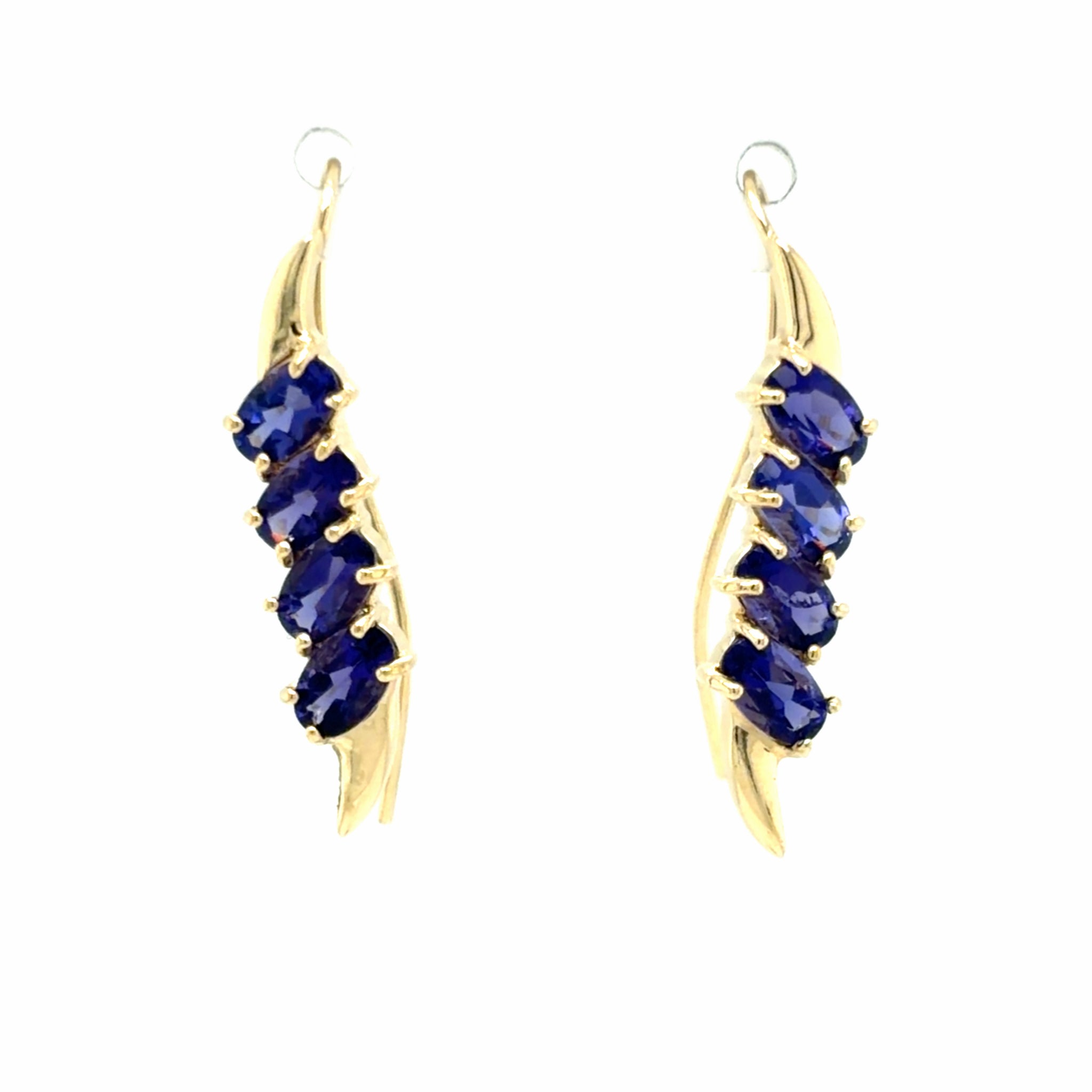 Estate Amethyst Ear Climbers