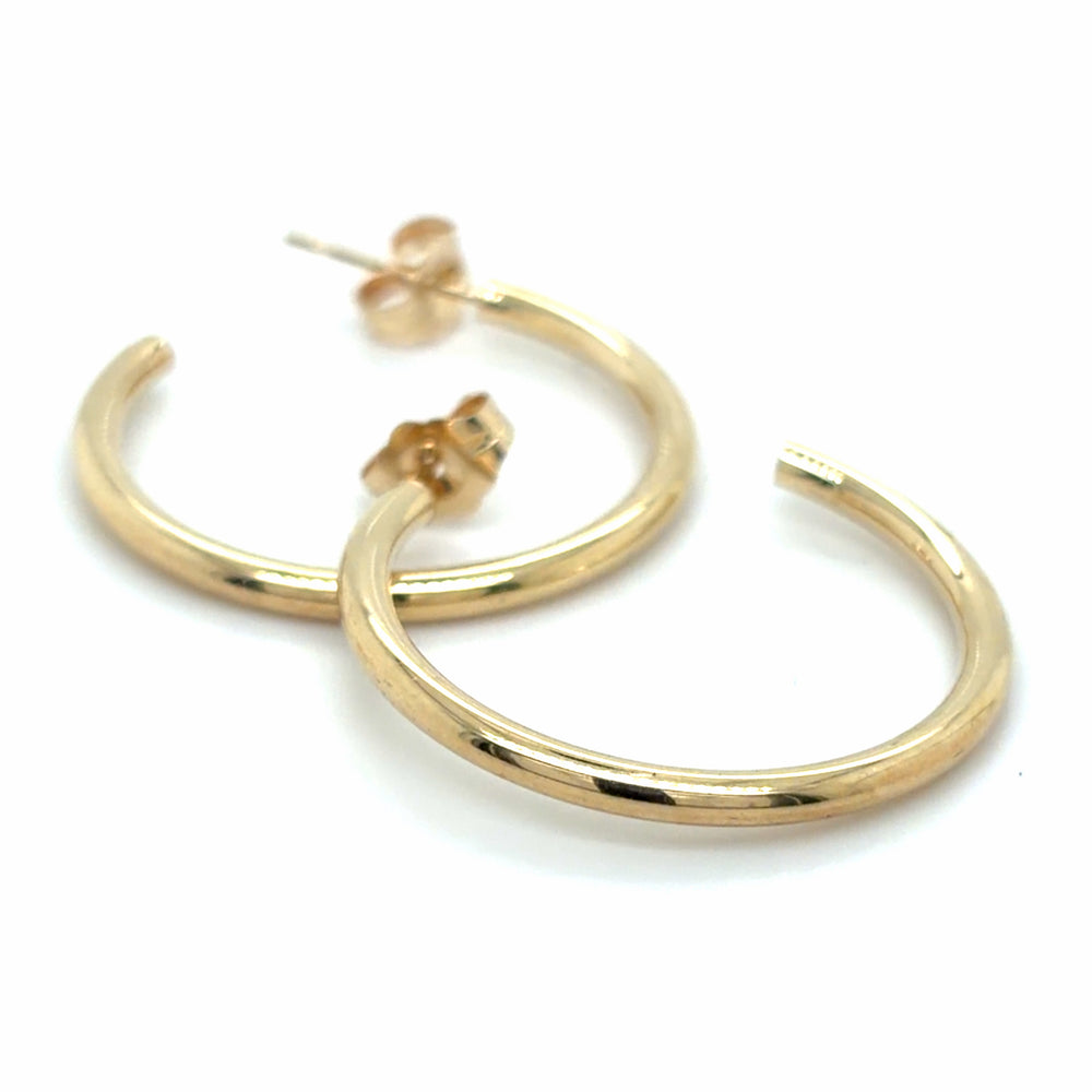Estate 25x2mm Hoops with Posts & Backs