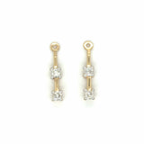 Estate Diamond Drop Earring Jackets