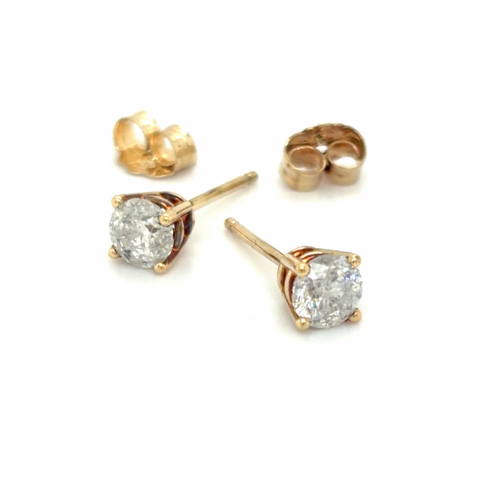 Estate 0.50cttw Diamond Studs