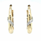 Estate Polished Hoops with Omega Backs