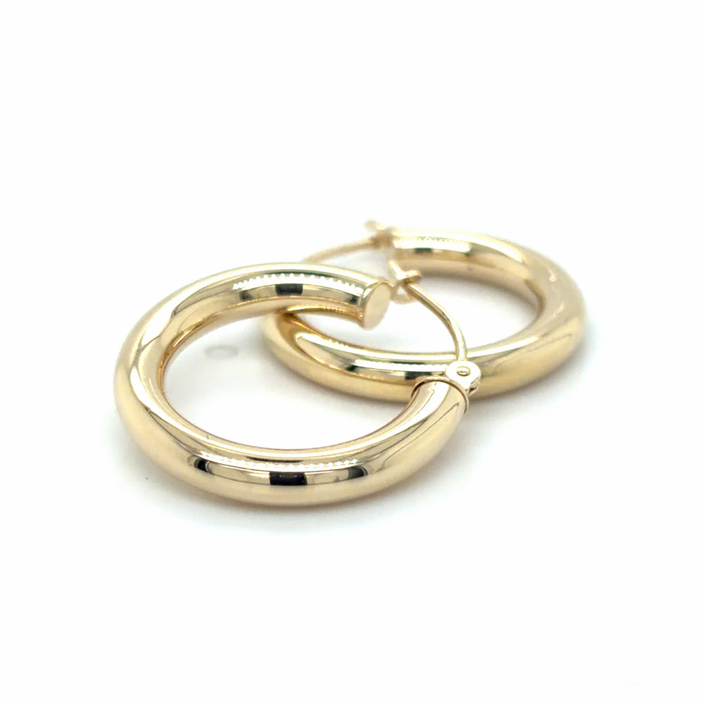 Estate 10x3mm Tube Hoops