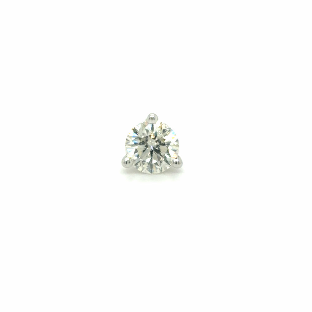 Estate 0.50ct Single Diamond Stud Earring