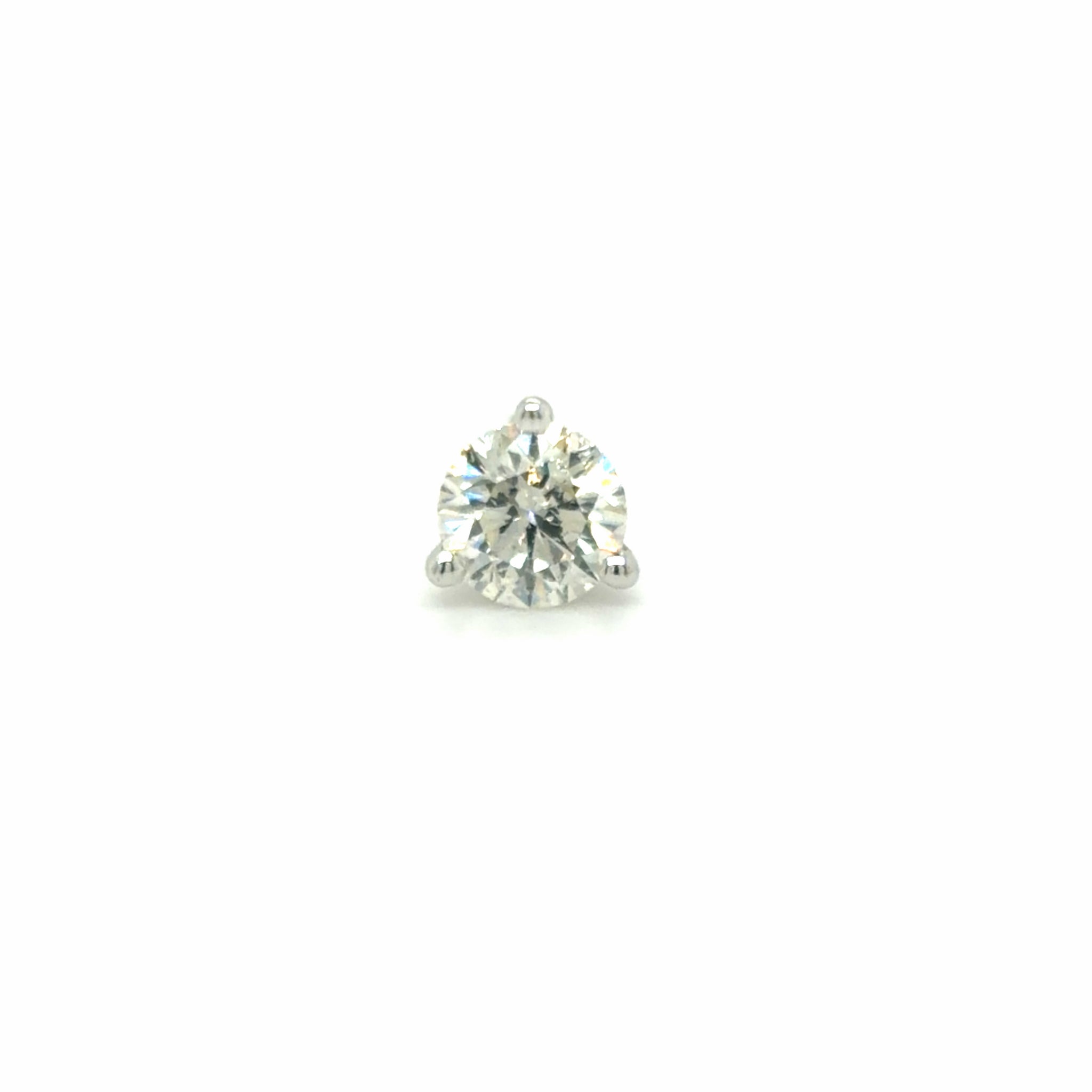 Estate 0.50ct Single Diamond Stud Earring