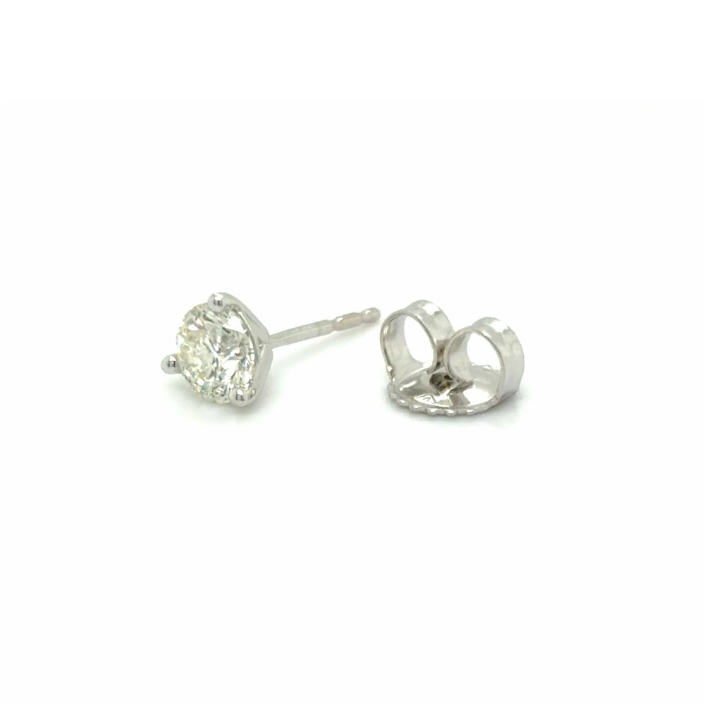 Estate 0.50ct Single Diamond Stud Earring