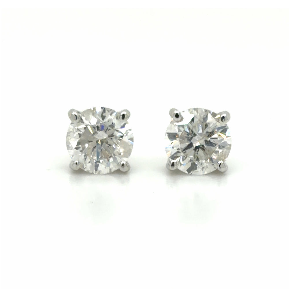 Estate Pair 1.00cttw Dimaond Studs
