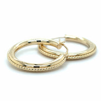 Estate Rope Edge Hoops