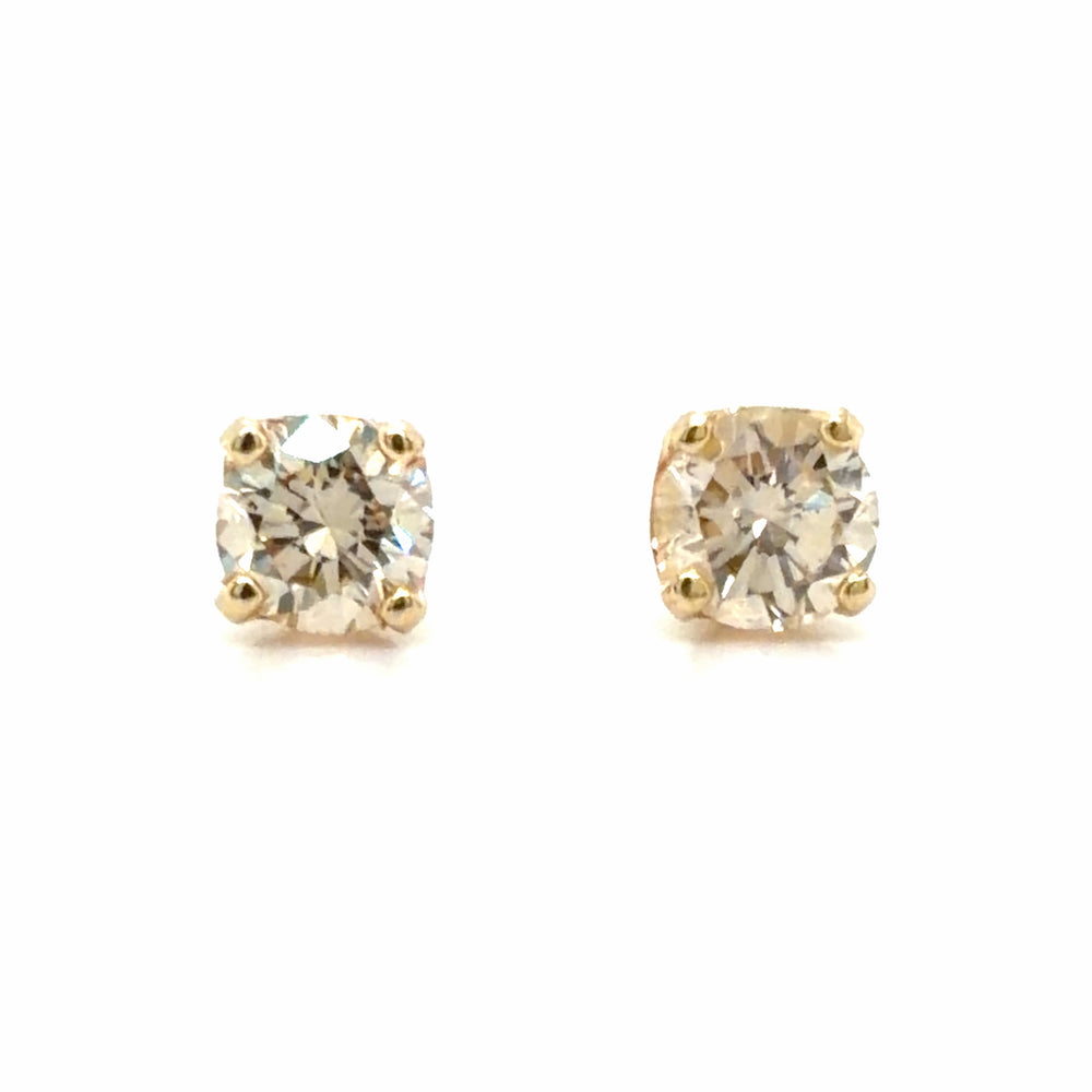 Estate 0.50cttw Diamond Stud Earrings