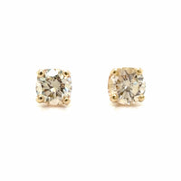 Estate 0.50cttw Diamond Stud Earrings
