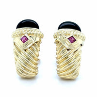 Estate David Yurman Gold Renaissance Earrings