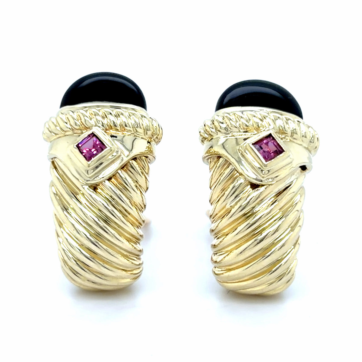 Estate David Yurman Gold Renaissance Earrings