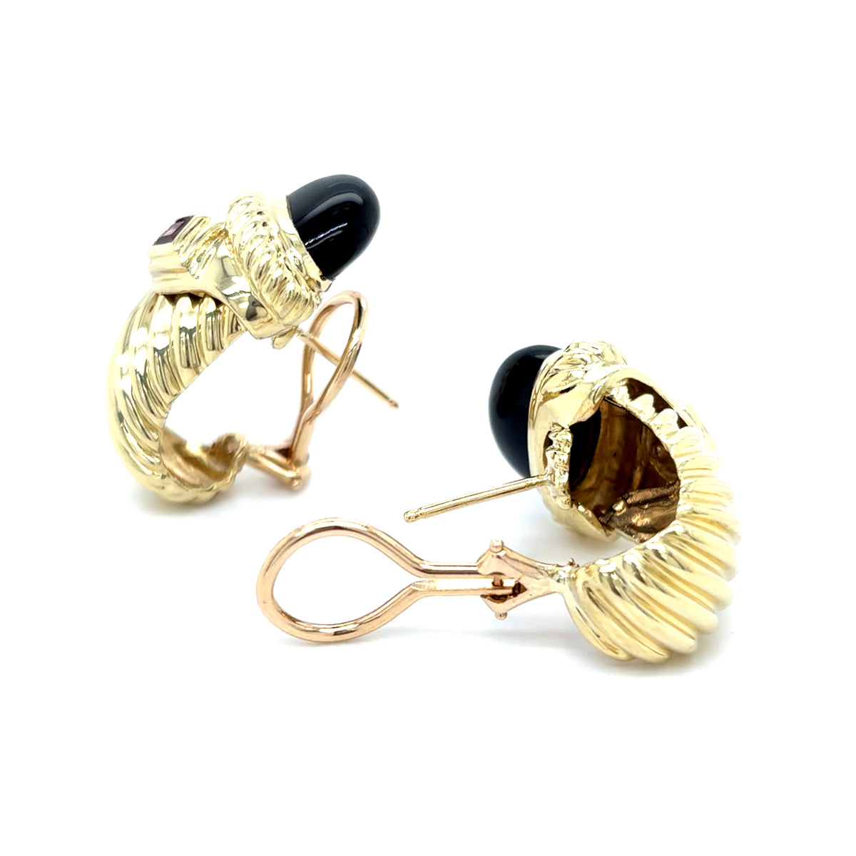 Estate David Yurman Gold Renaissance Earrings