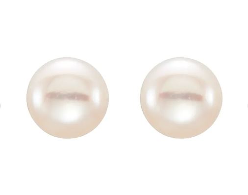 Estate Pair Cultured Pearl Studs