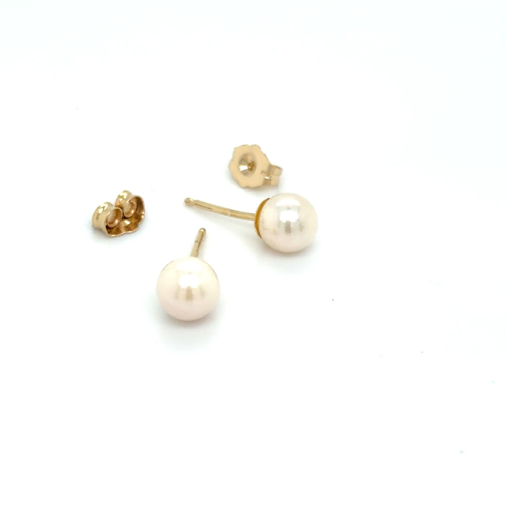 Estate Pair Cultured Pearl Studs
