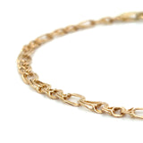 Estate 7.5" Double Figaro Bracelet