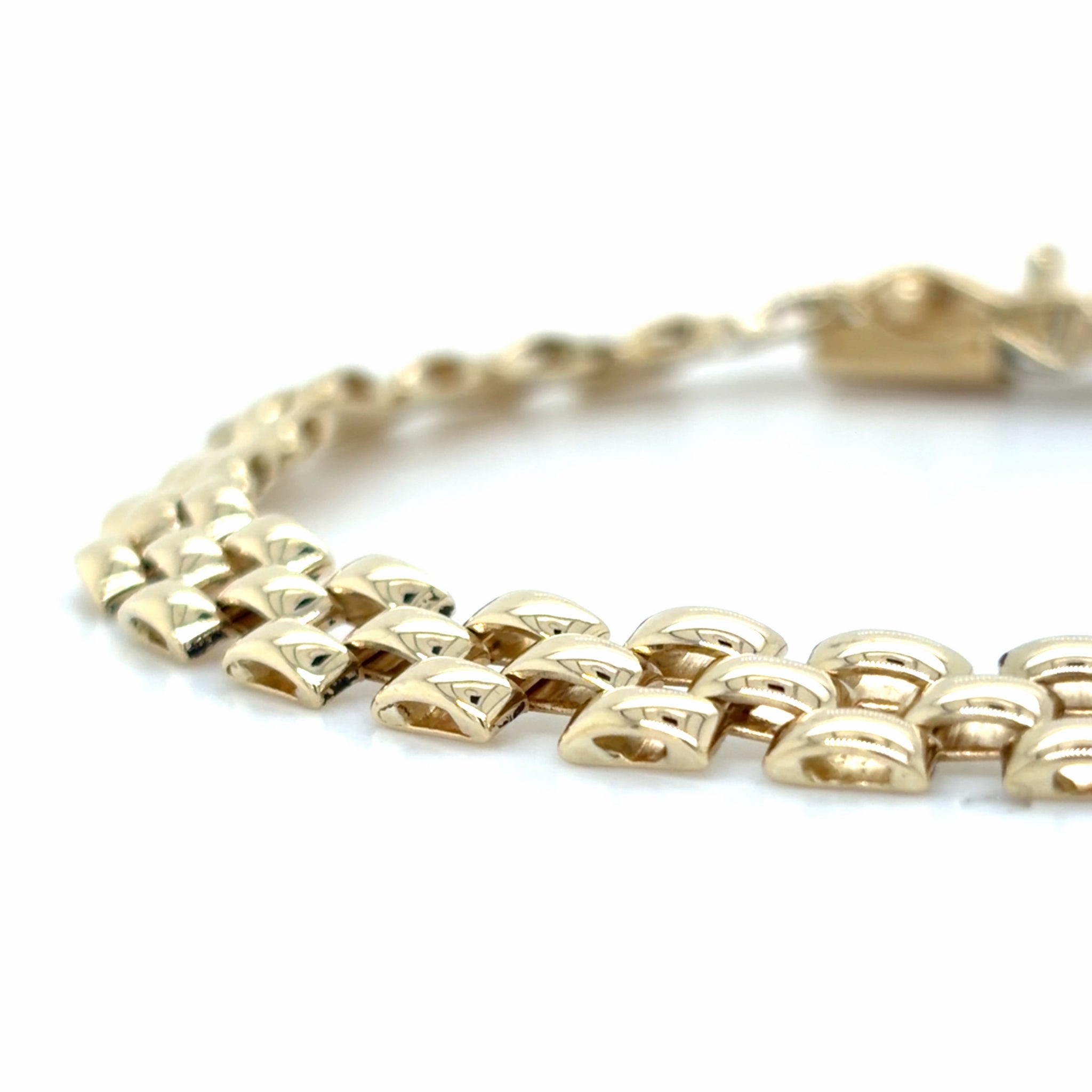 Estate 7" Panther Link Bracelet