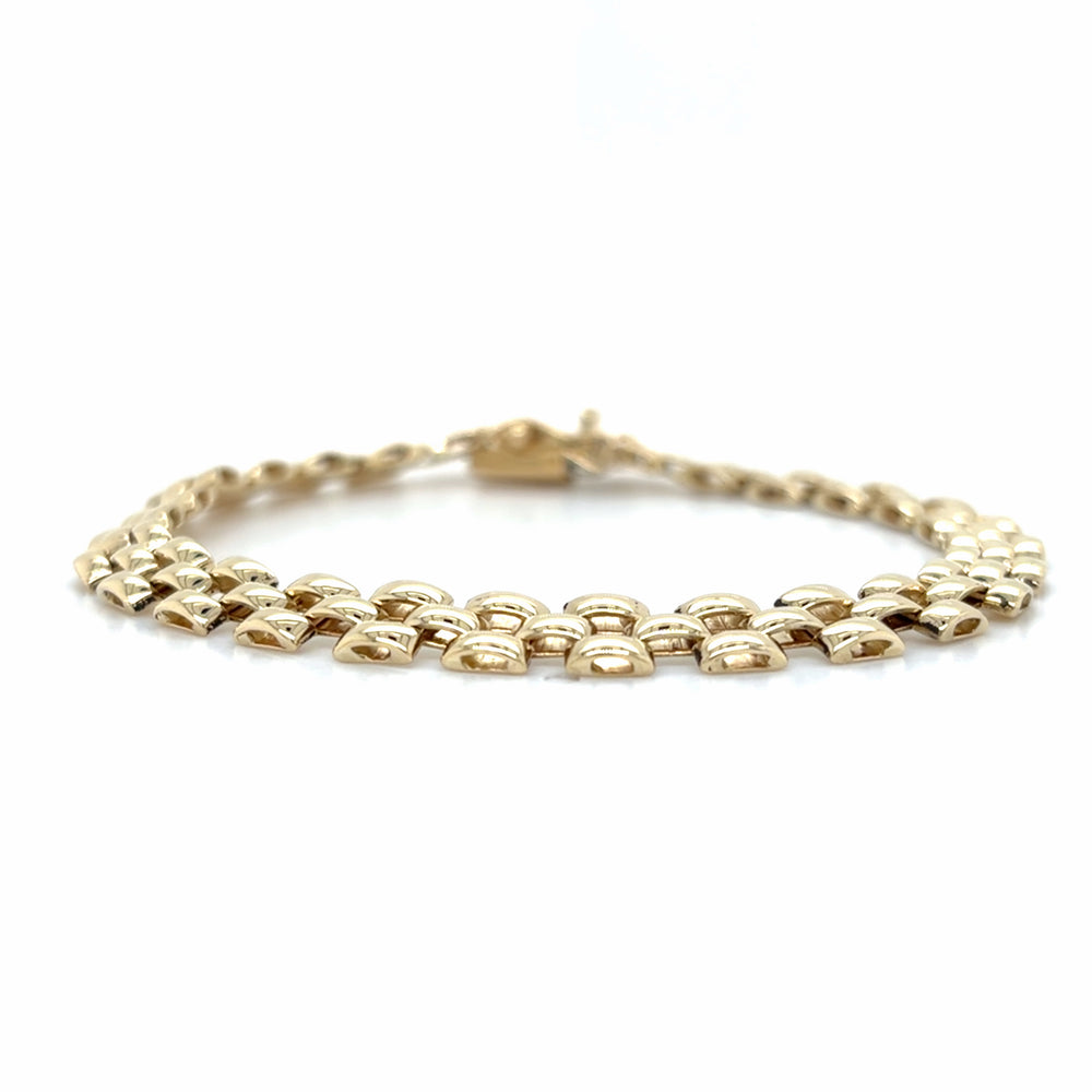 Estate 7" Panther Link Bracelet